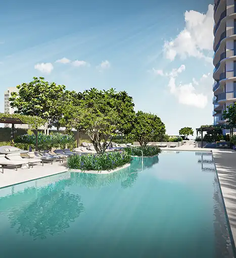 Casa Bella Miami Amenities - Residents Pool